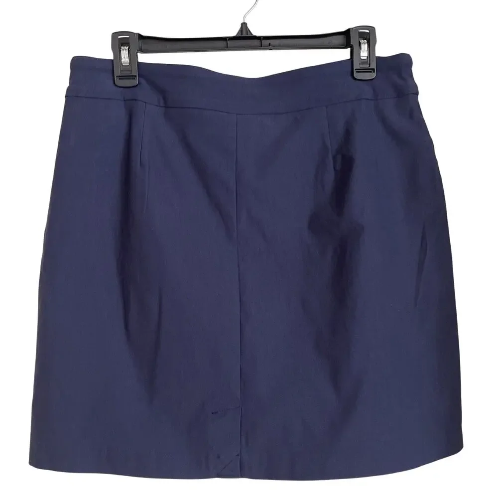 Tribal Pull On Ponte Skort (12 Petite) Navy - New No Tags - Picture 4 of 9